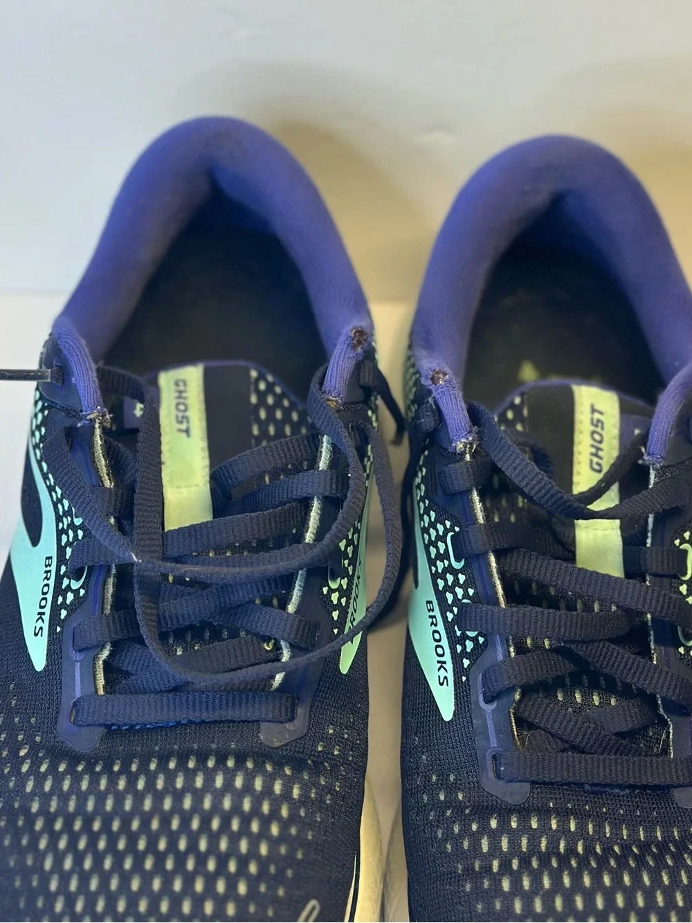 Brooks Ghost 14 Blue Running Shows Women’s Size 9 Wide 1203561D446 Teal